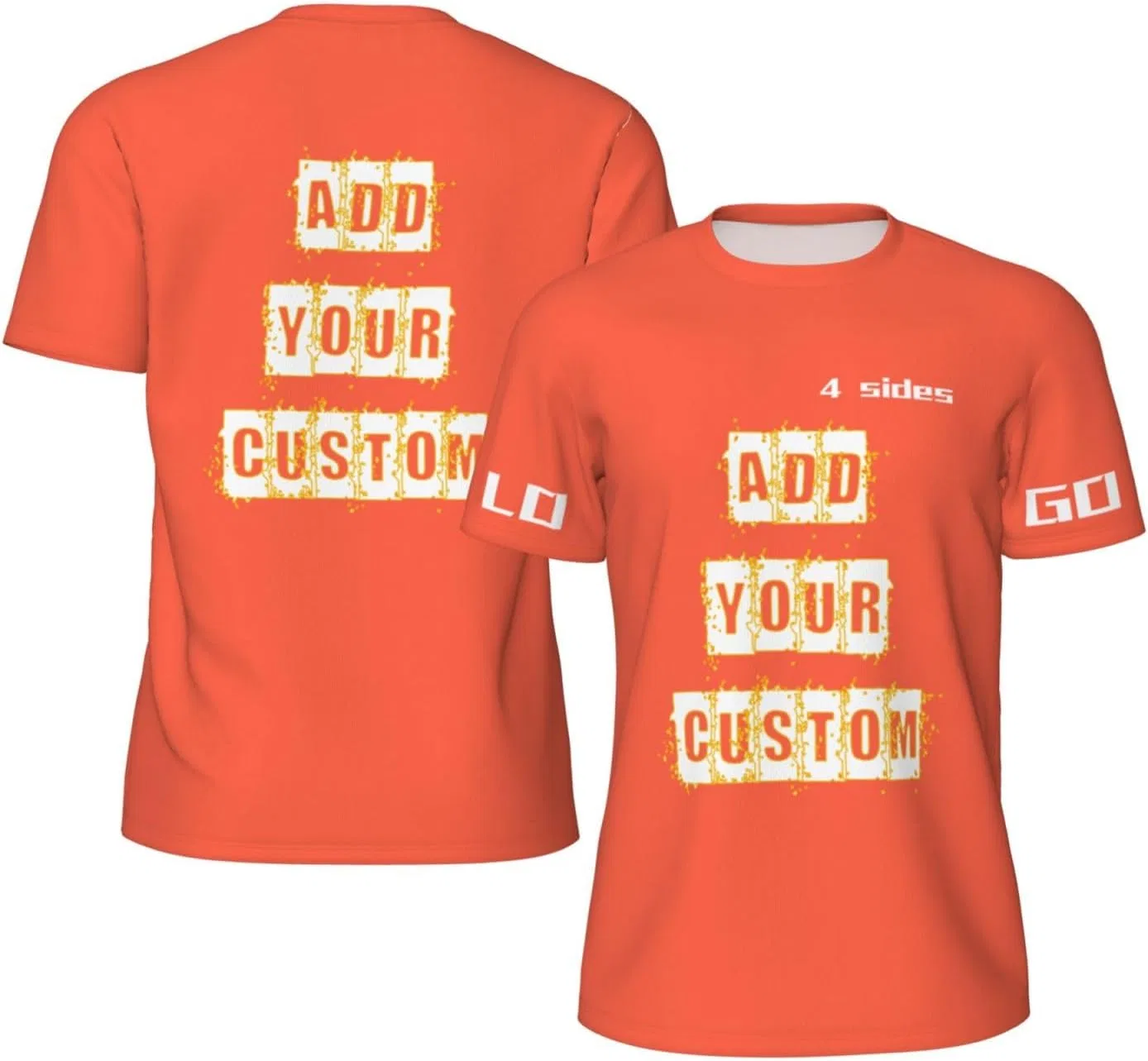 Футболка Active с логотипом, Tomato