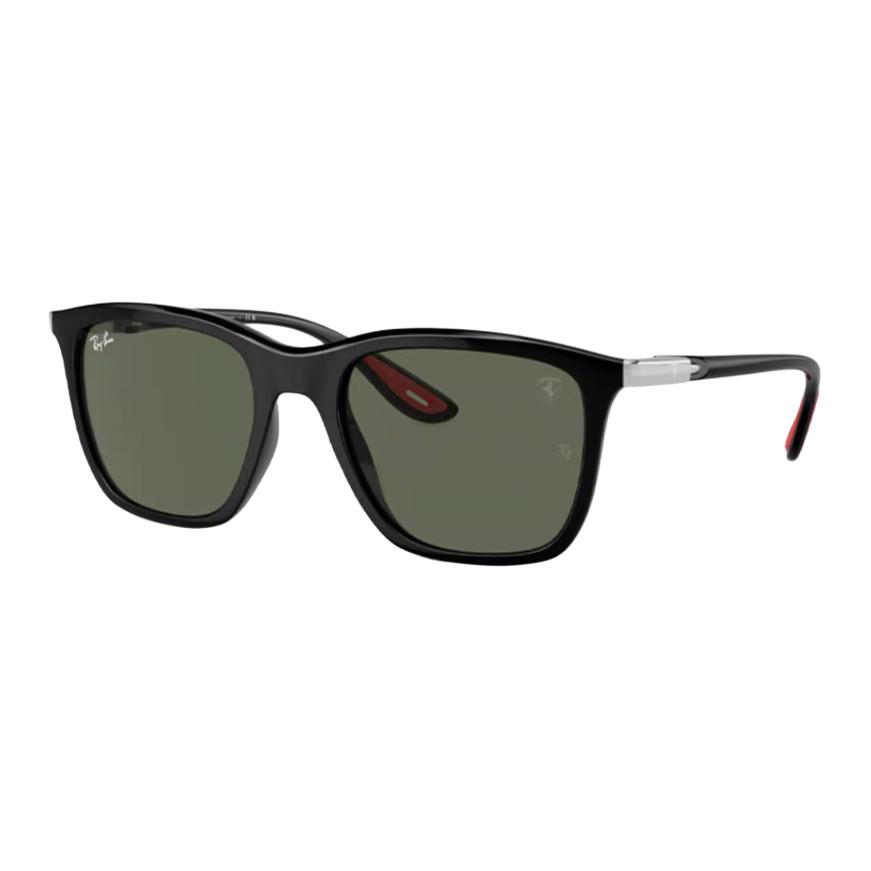 

RayBan Нейлоновая квадратная оправа для солнцезащитных очков унисекс черная, Black