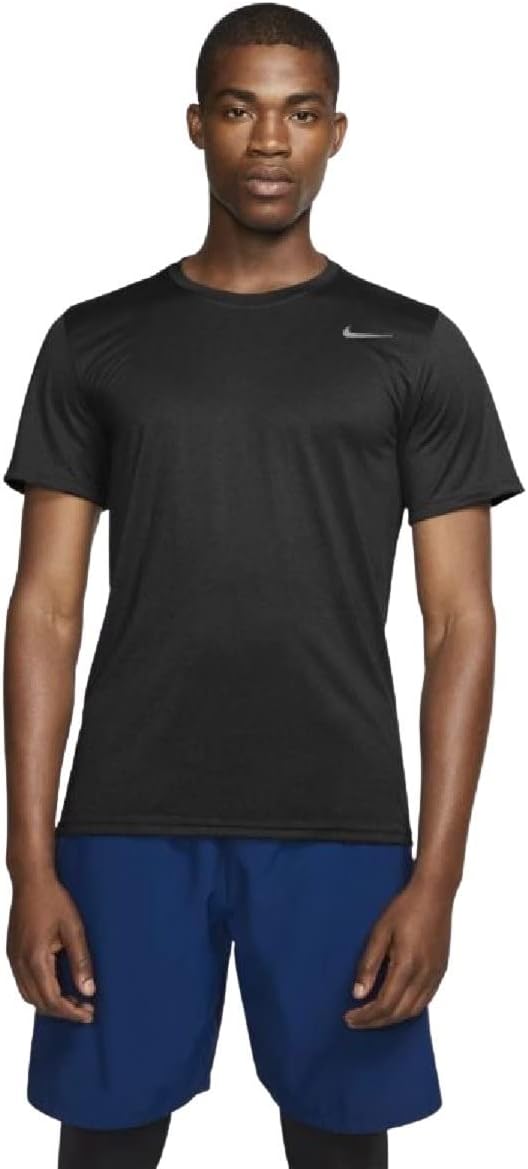 

Мужская тренировочная футболка Nike Dri-Fit с коротким рукавом, Black | Gray
