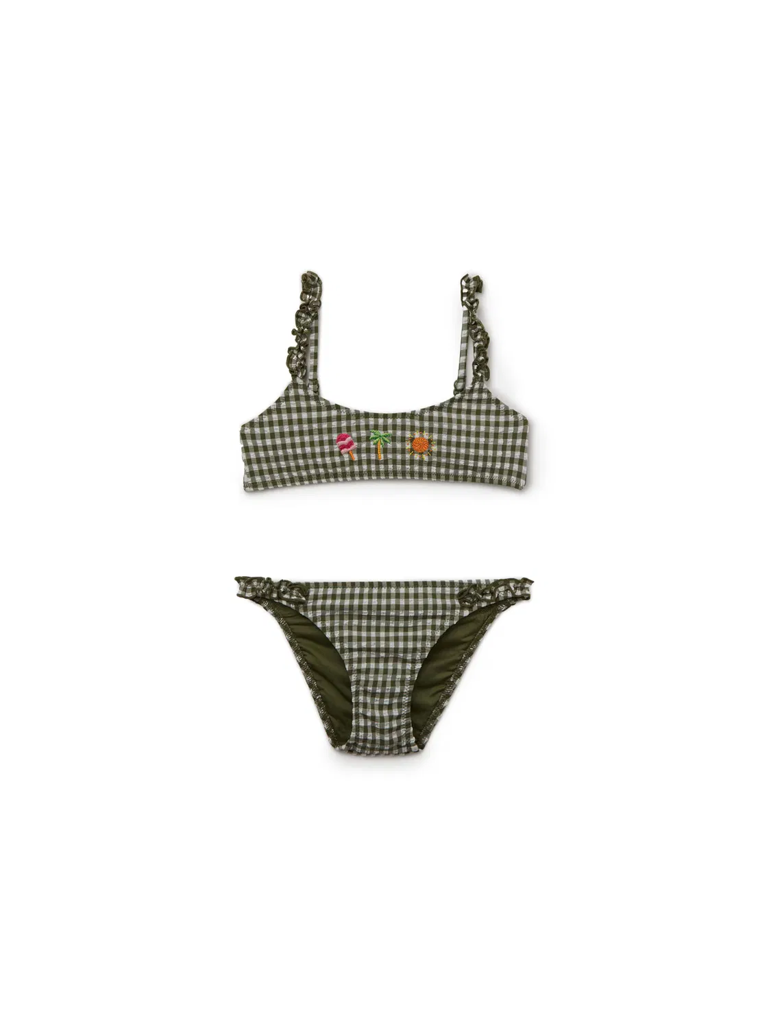 БИКИНИ Calzedonia Bralette цвета хаки