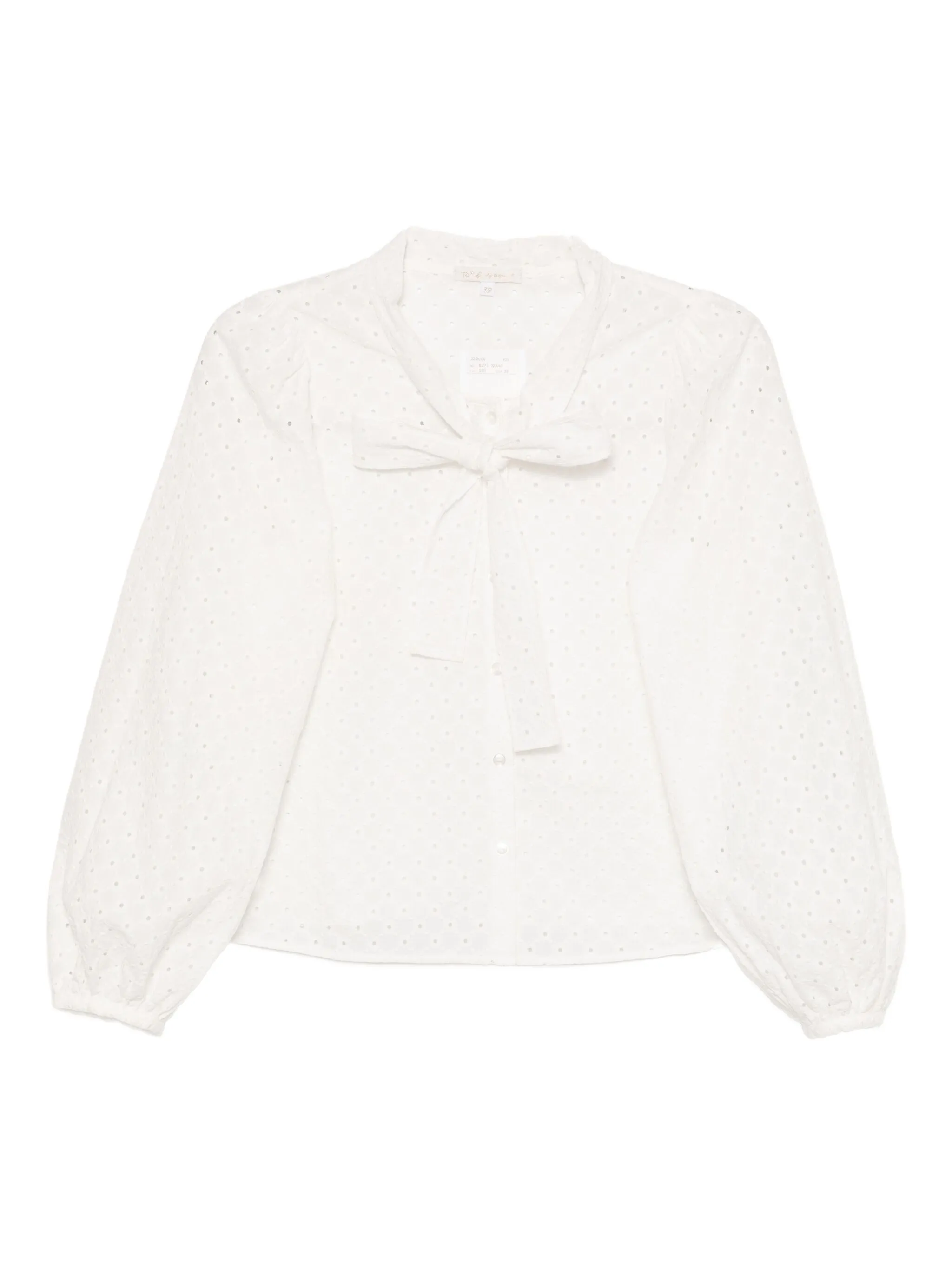 

Футболка с люверсами To B. By Agnès B., белый