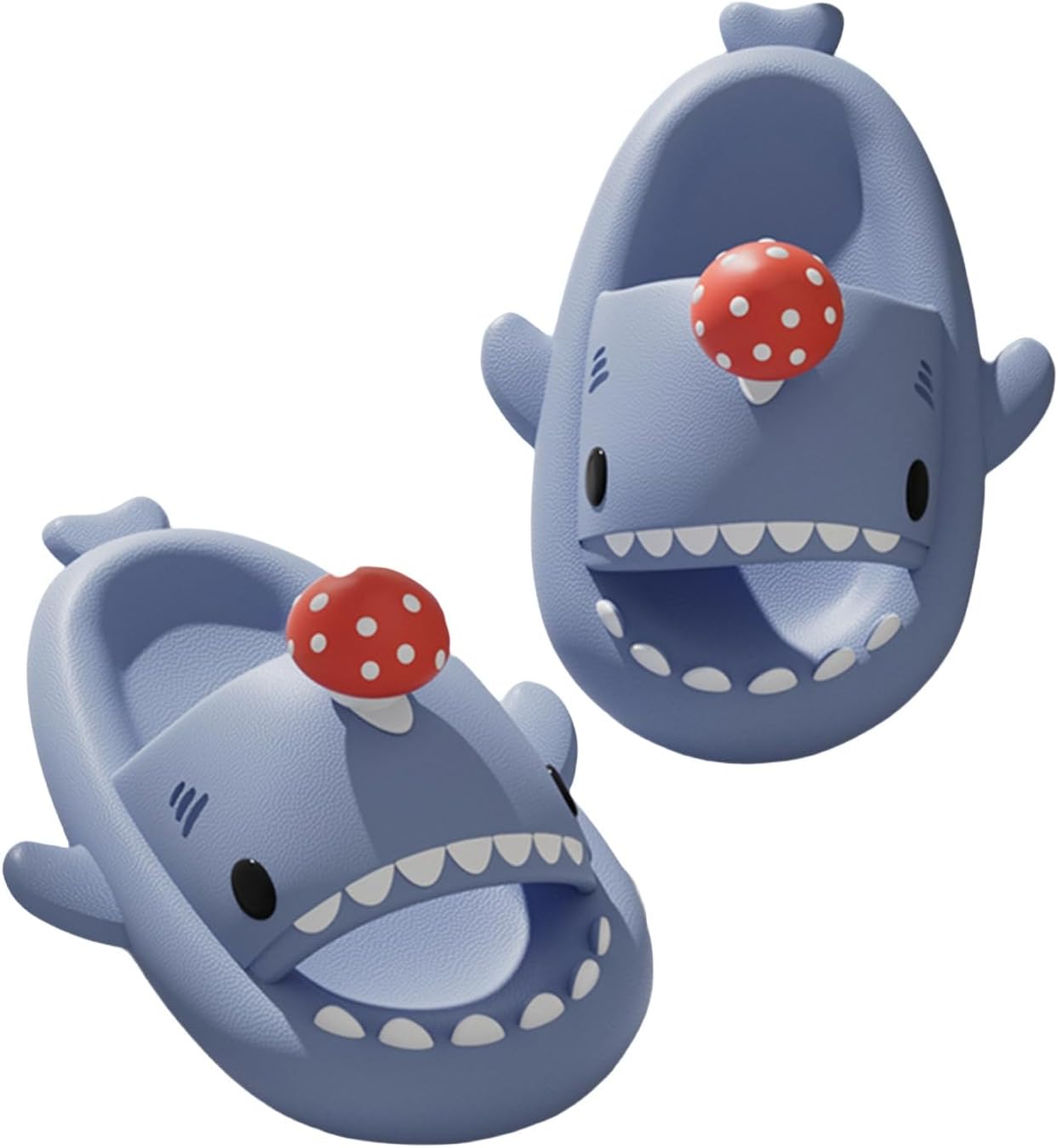 

Шлепанцы Mushroom Shark, унисекс, взрослые шлепанцы Shark, новые домашние спа-шлепанцы Cloud Shark Generic, синий