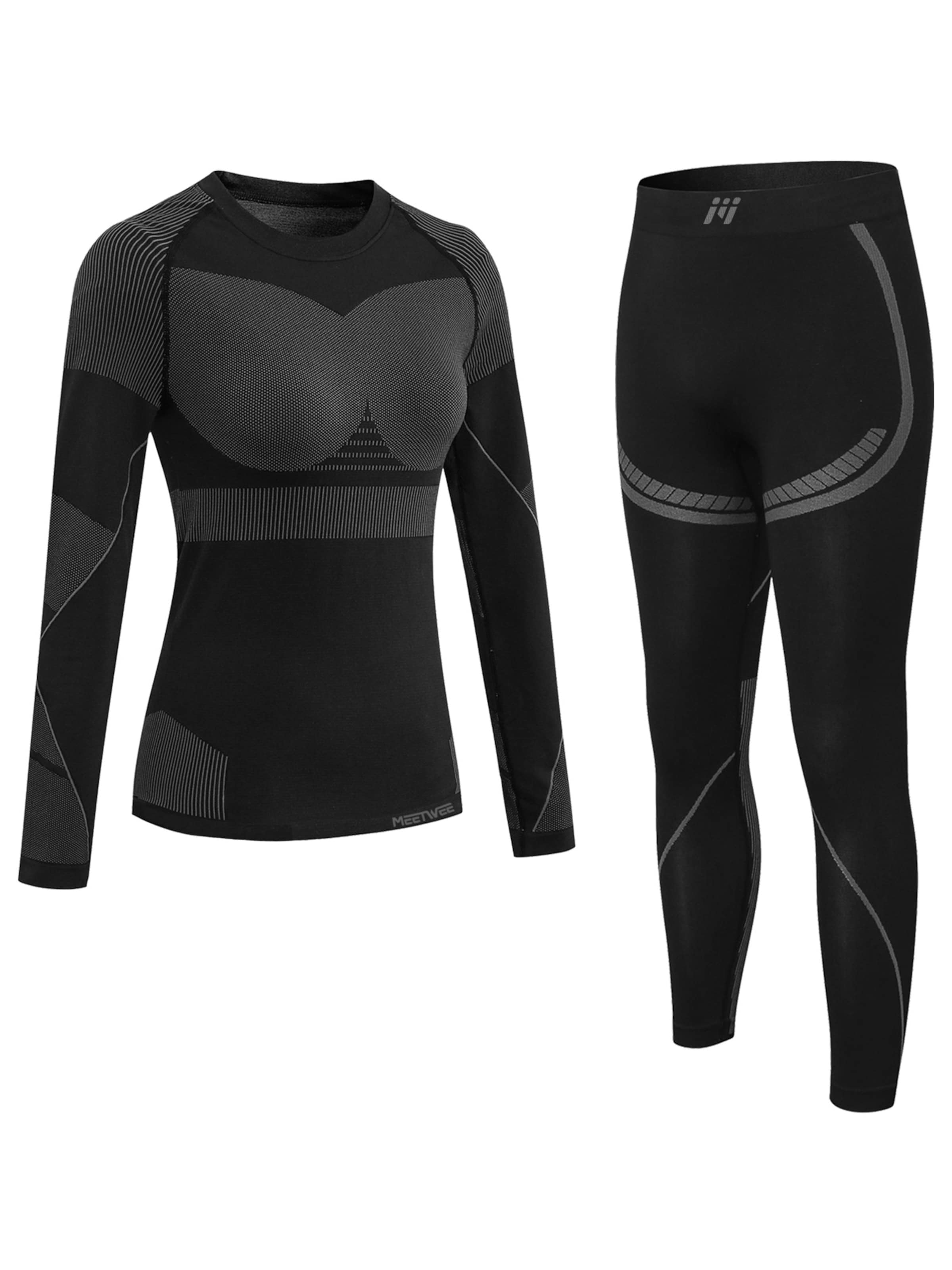 

MEETWEE Спортивный комбинезон 'Athletic Underwear Set' в сером цвете