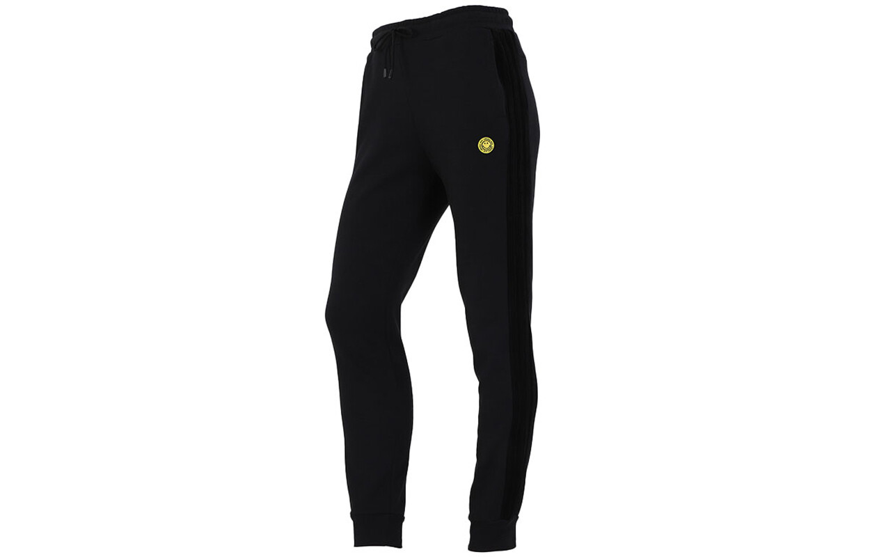 

Трикотажные спортивные штаны женские черные Adidas Neo