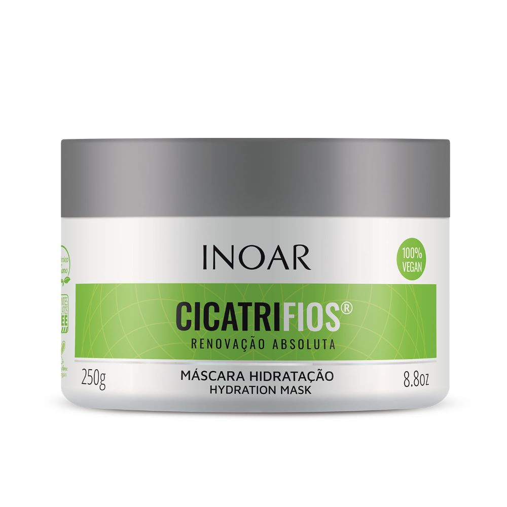 

Увлажняющая маска для волос cicatrifios hydration mask Inoar, вес 250 гр.