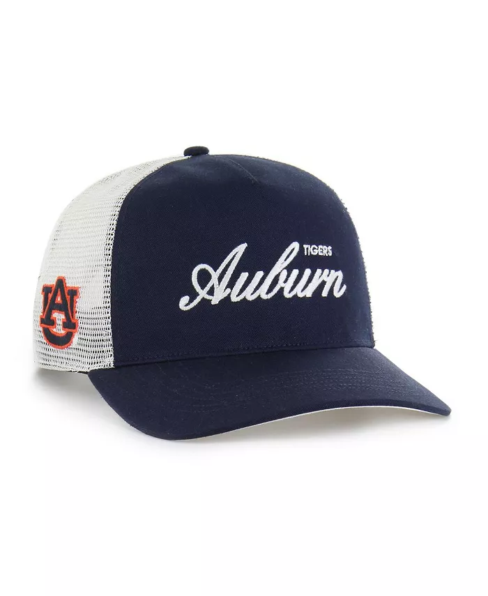 

Мужская и женская темно-синяя кепка Auburn Tigers Contemporary Basics Foundation Trucker Hitch Adjustable '47 Brand