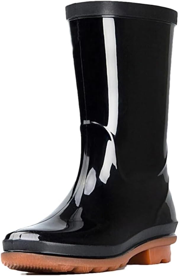 

Женские и мужские низкие и высокие резиновые сапоги с трубкой, водонепроницаемые рыбацкие сапоги, парные, противоскользящие водные обувь, для улицы, садовые и резиновые сапоги Generic, 853 Mid