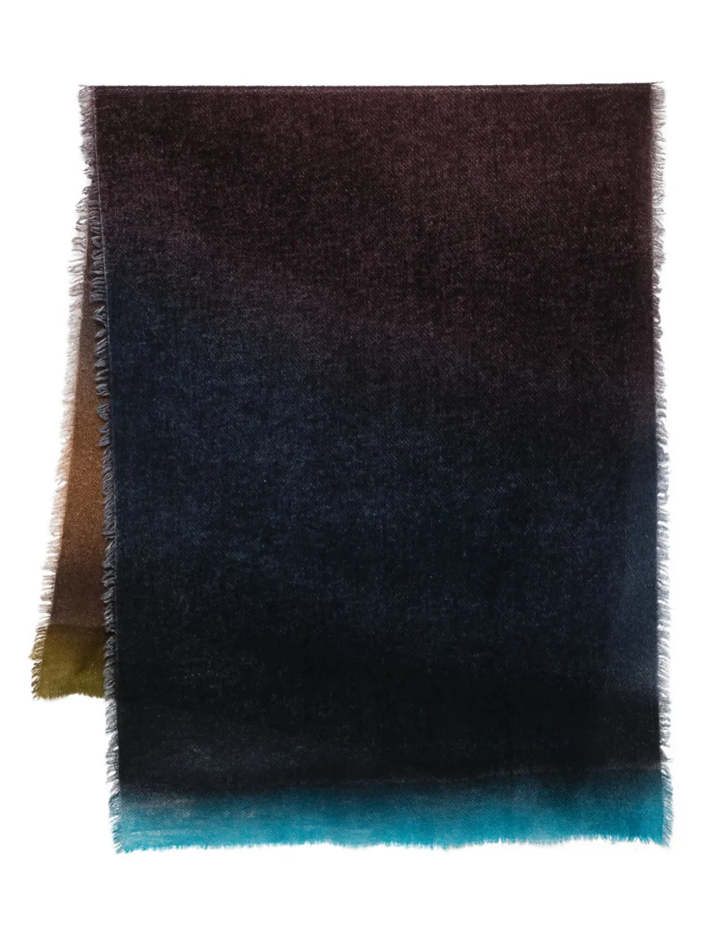 

Шарф Chal Paco с бахромой и эффектом омбре FALIERO SARTI, черный