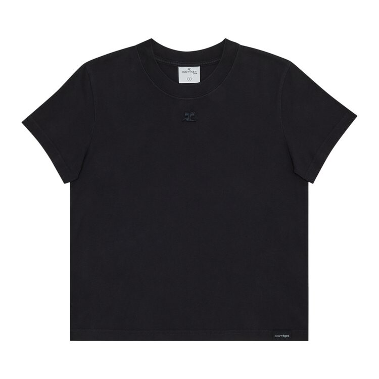 

Футболка Courrèges AC Straight Dry 'Stonewashed Grey', серый