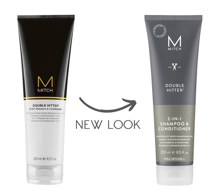 

Paul Mitchell Mitch Double Hitter 2-In-1 Shampoo & Conditioner - Шампунь и кондиционер для мужчин, 250 мл