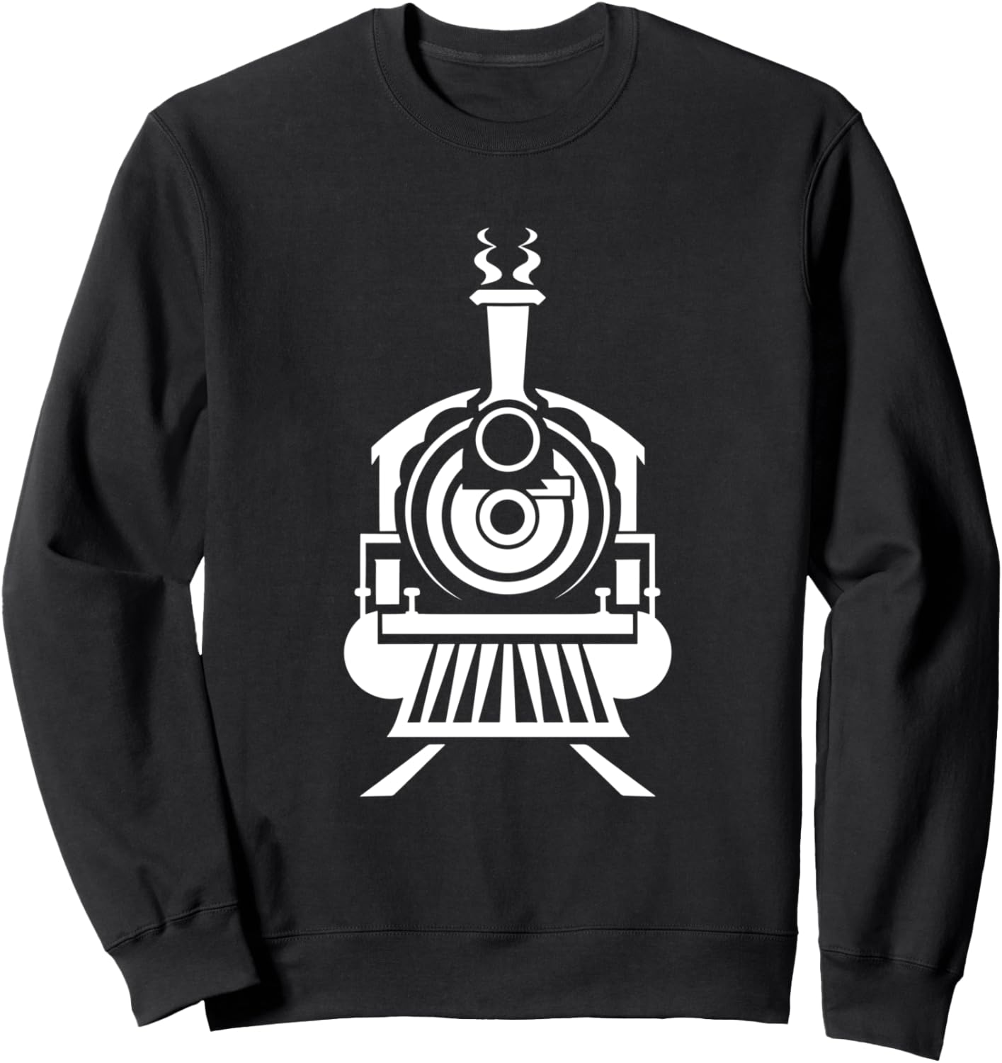 

Толстовка с рисунком паровоза Funny Train Enthusiast Graphic T-Shirt, черный