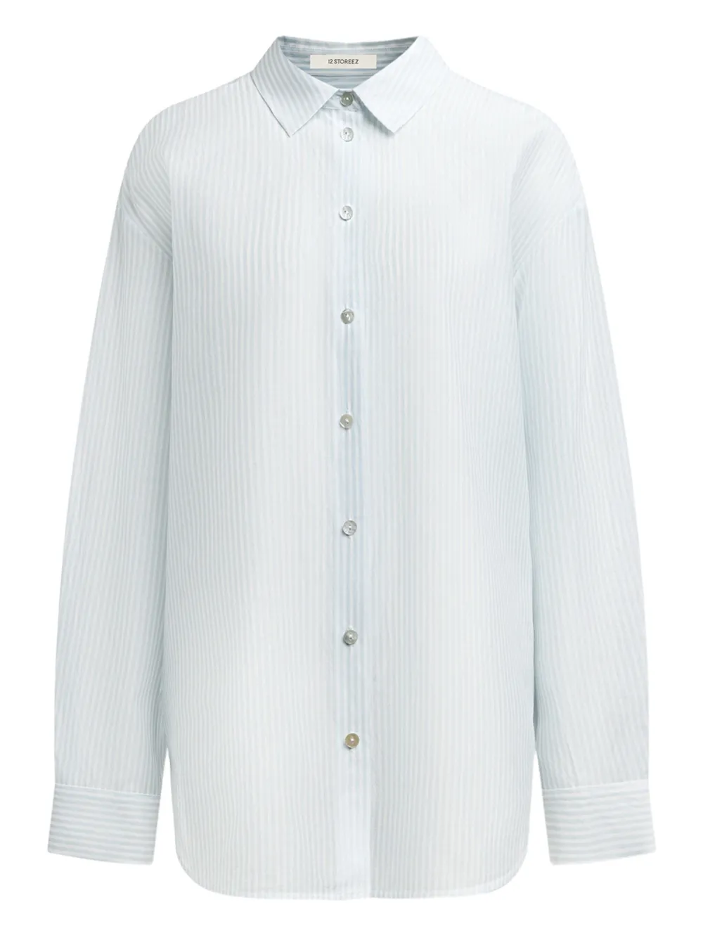 

Рубашка в полоску 12 STOREEZ, синий