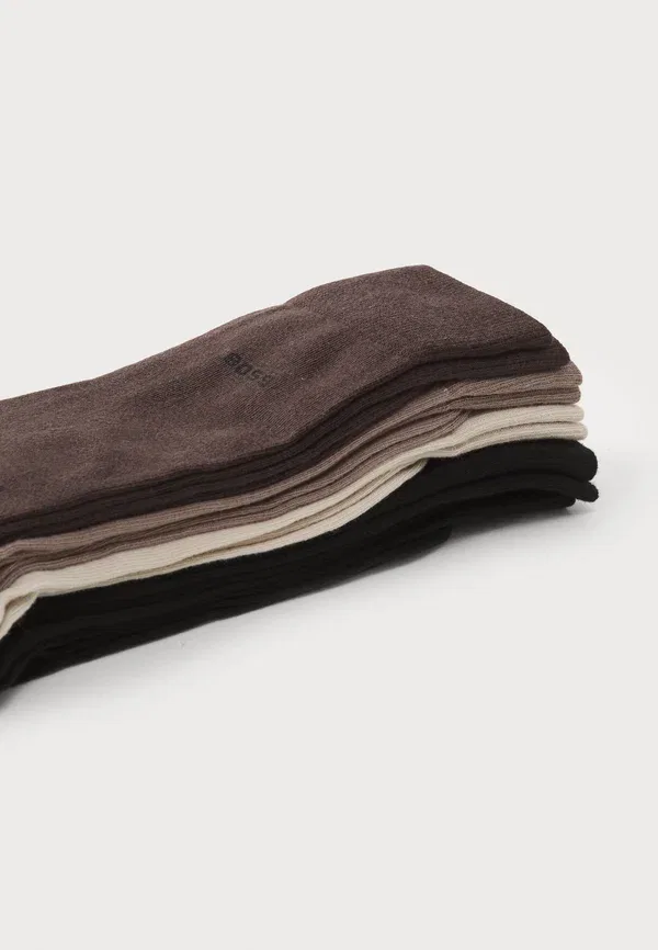 Носки 5 пар Boss, black/light brown/dark brown, черный/светло-коричневый/темно-коричневый — фото 2