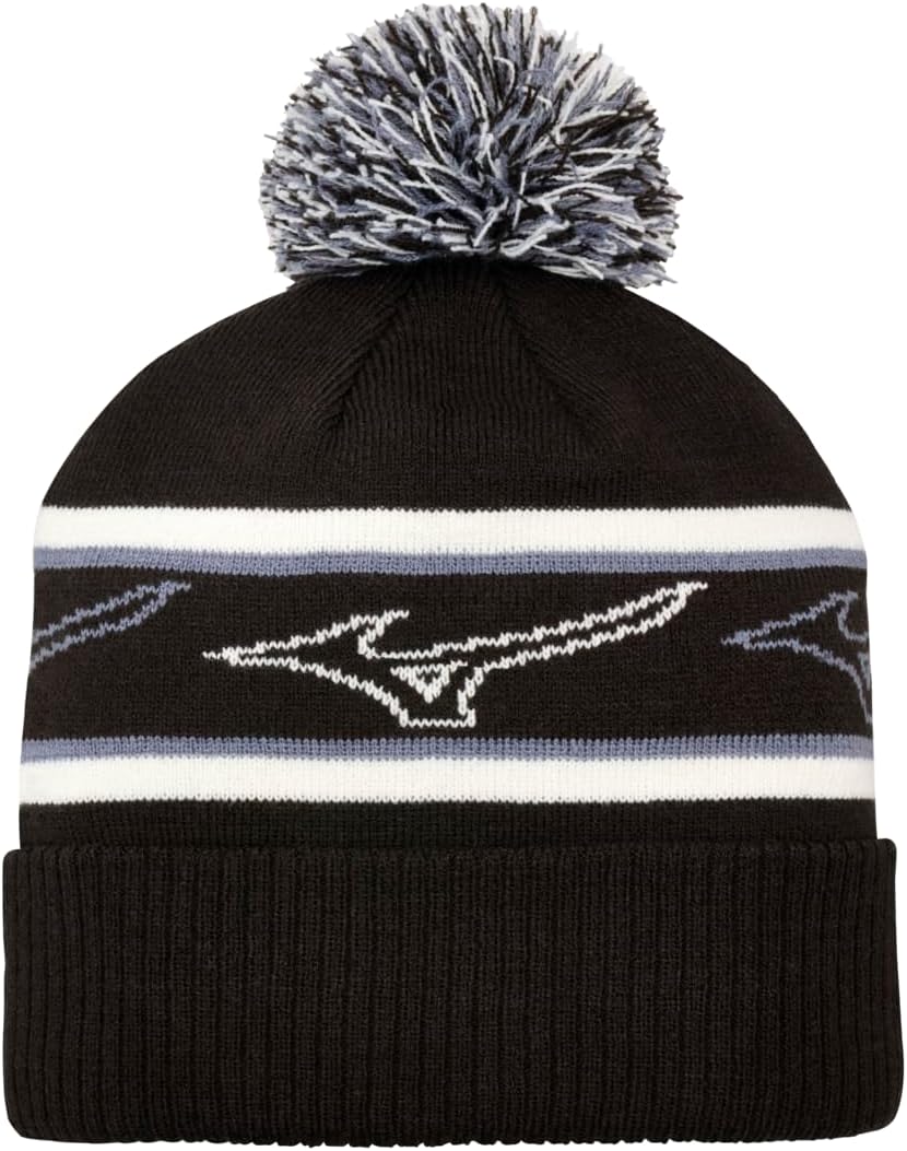

Шапка Mizuno Unisex-Adult Tour Knit Pom, Black