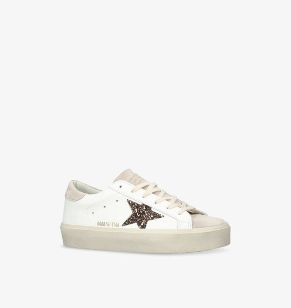 Низкие кожаные кроссовки Hi star 10318 Golden Goose, мультиколор — фото 3