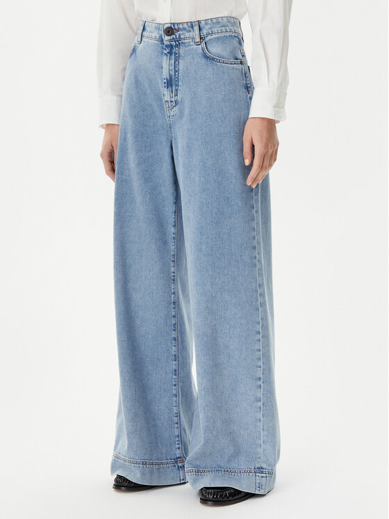 

Джинсы с широкими штанинами Vega 2515181061 Weekend Max Mara, синий