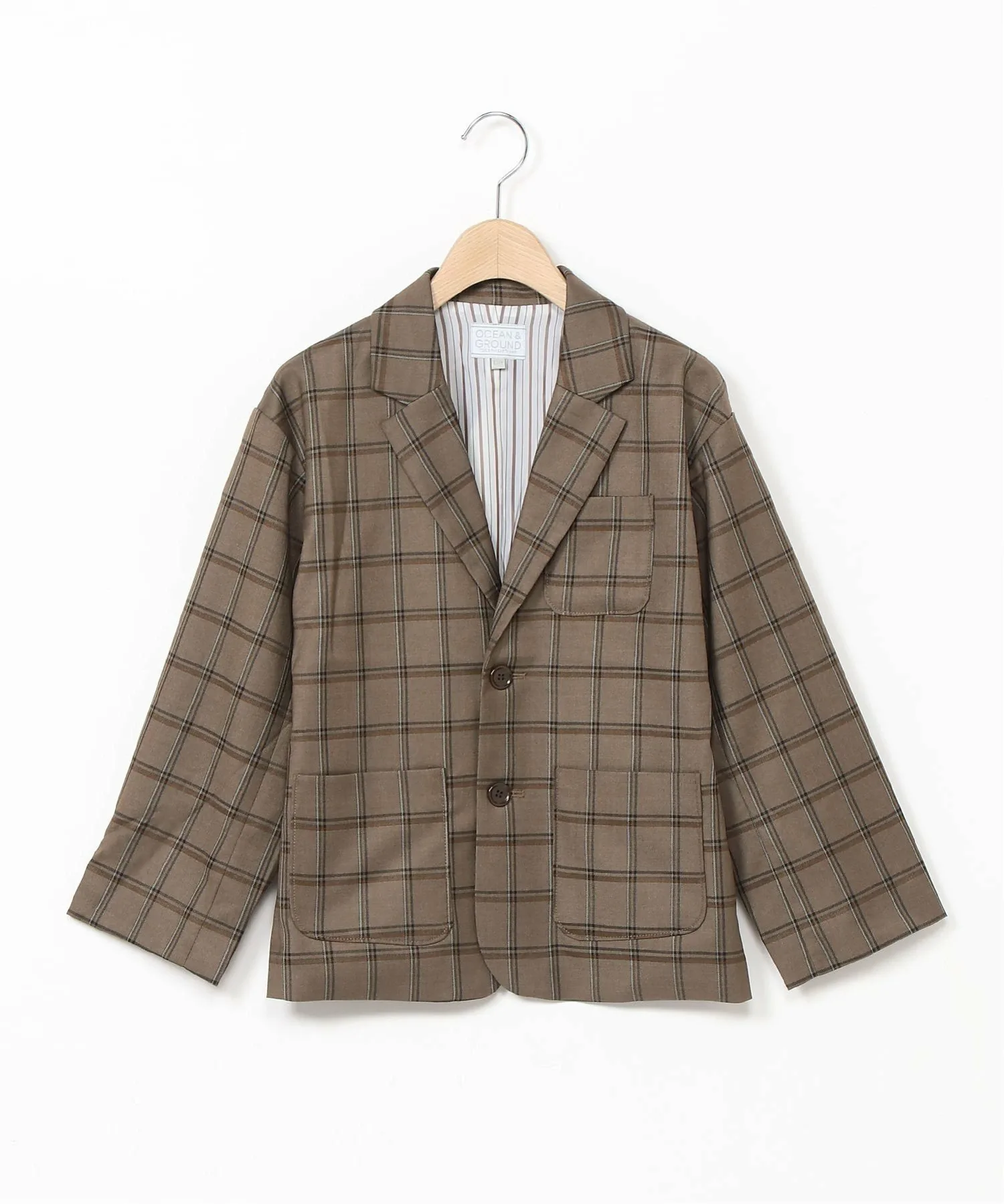 Церемониальная куртка /(K)2B Ocean&Ground, Checkered pattern
