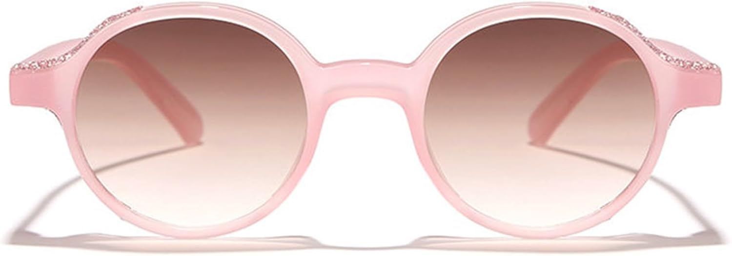 

Willochra Модные круглые солнцезащитные очки с бриллиантами для женщин, в стиле Y2K, для вечеринок, с овальными очками и стразами, модные женские солнцезащитные очки, C7