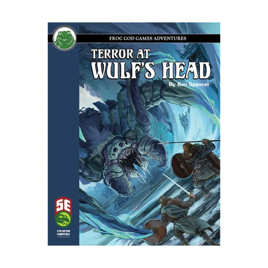

Terror at Wulf's Head (5E), D&D 5e Adventures, Sourcebooks & Supplements (Frog God Games), мягкая обложка
