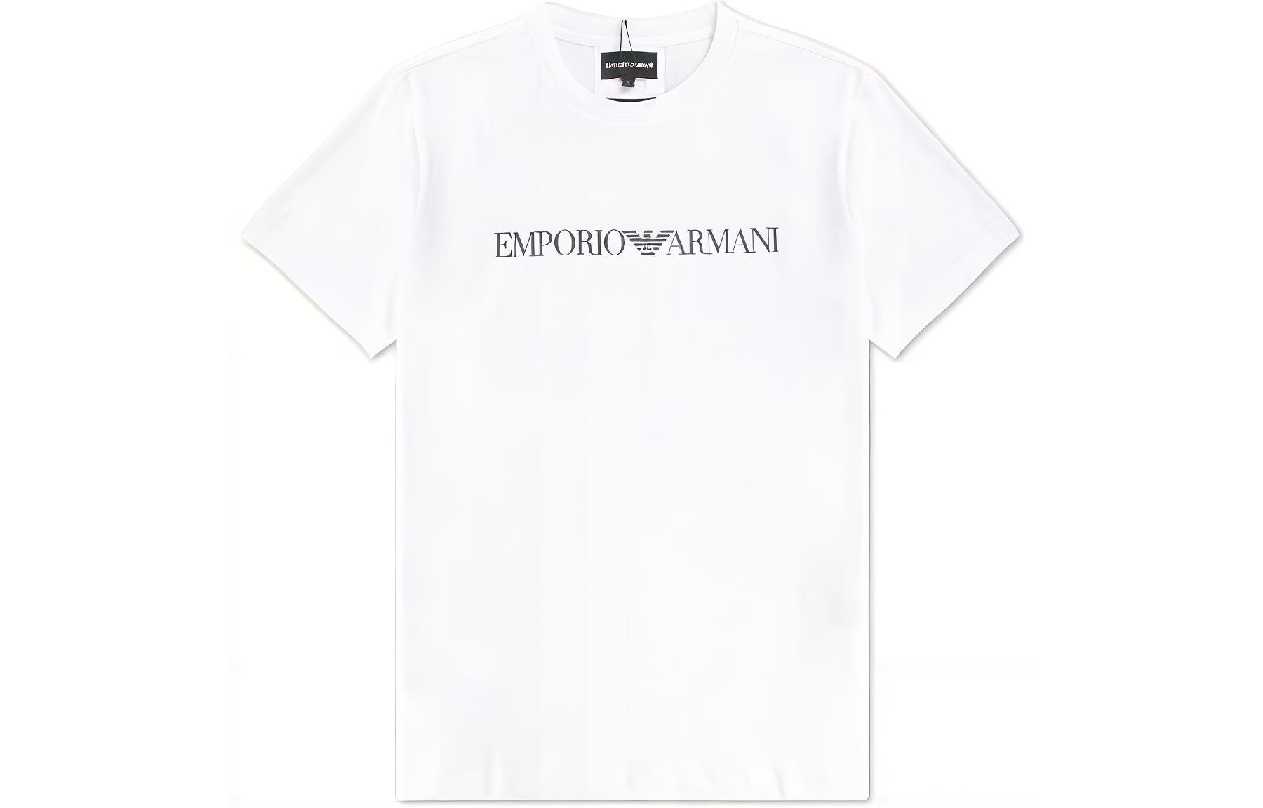 

Футболка мужская белая Emporio Armani, белый