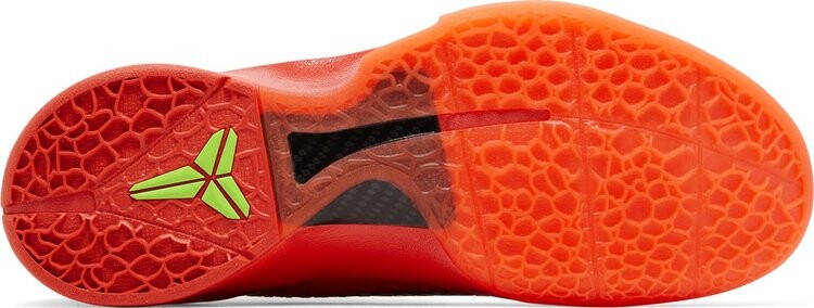 Кроссовки Zoom Kobe 6 Protro 'Reverse Grinch', красный — фото 4