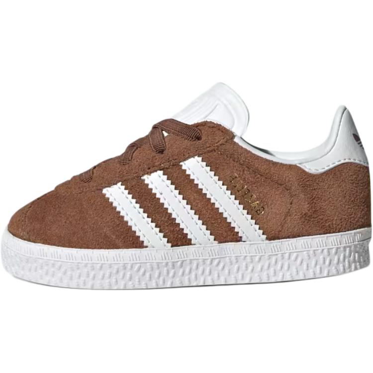 Adidas Originals GAZELLE Low top Toddler Shoes Brown White Infant And Toddler — фото 3