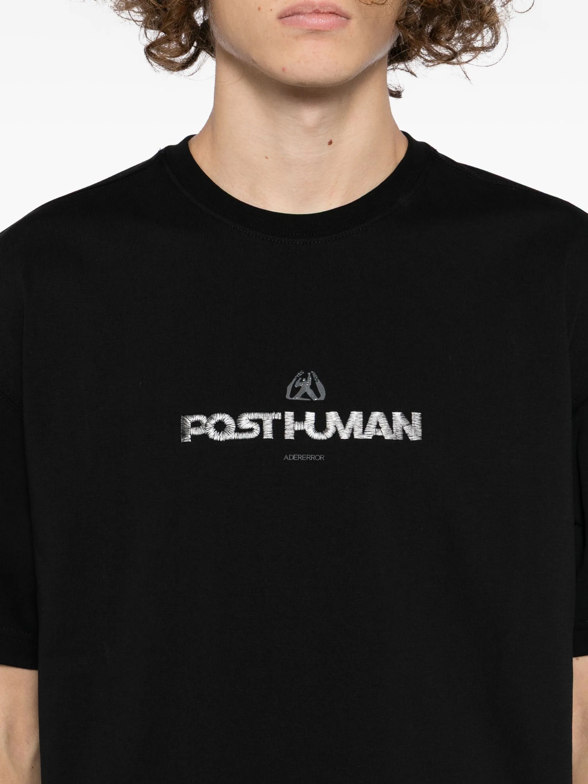 

Футболка с логотипом Ader Error, черный