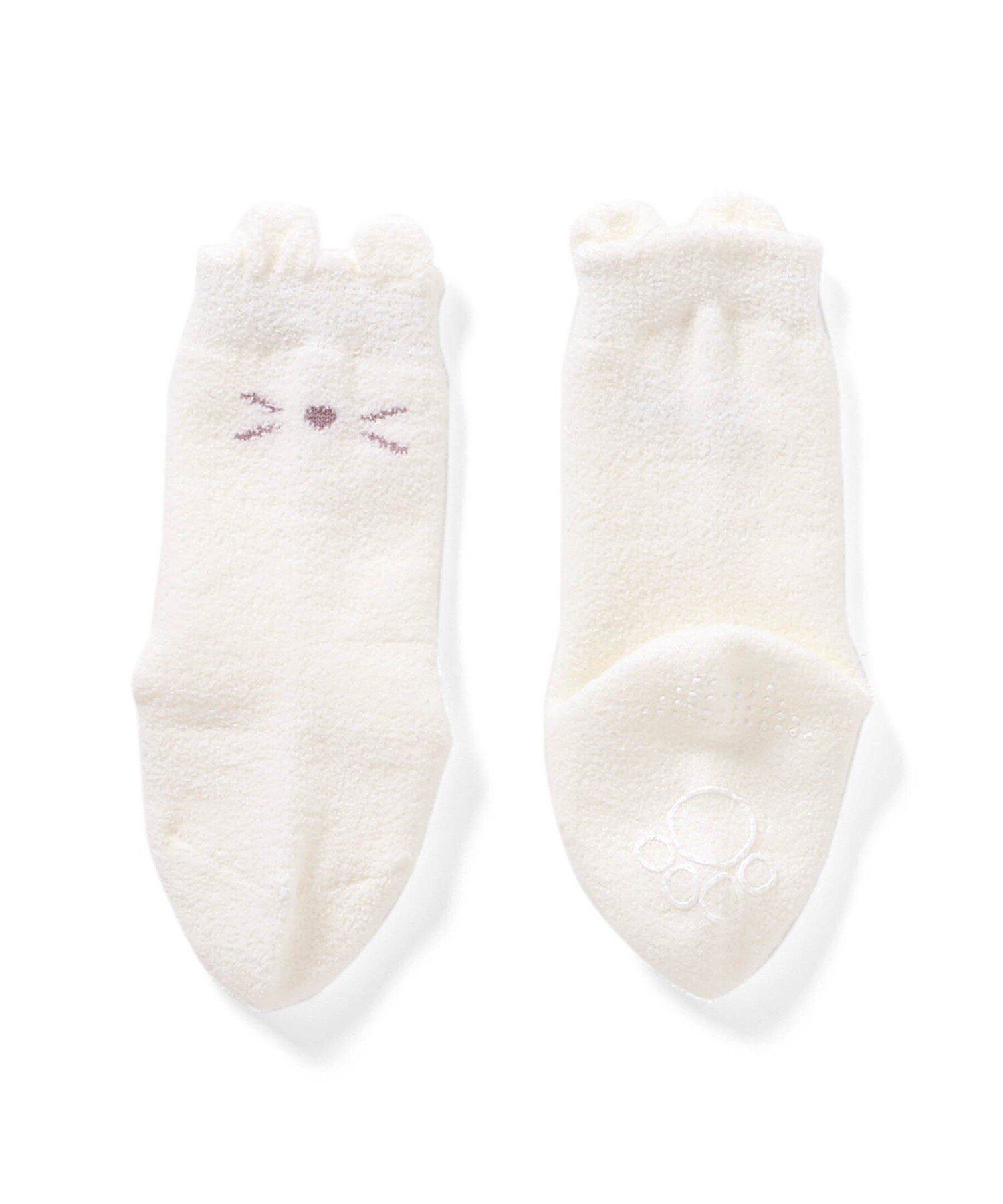 Вязаные носки в виде зефира Apres les cours, Ivory
