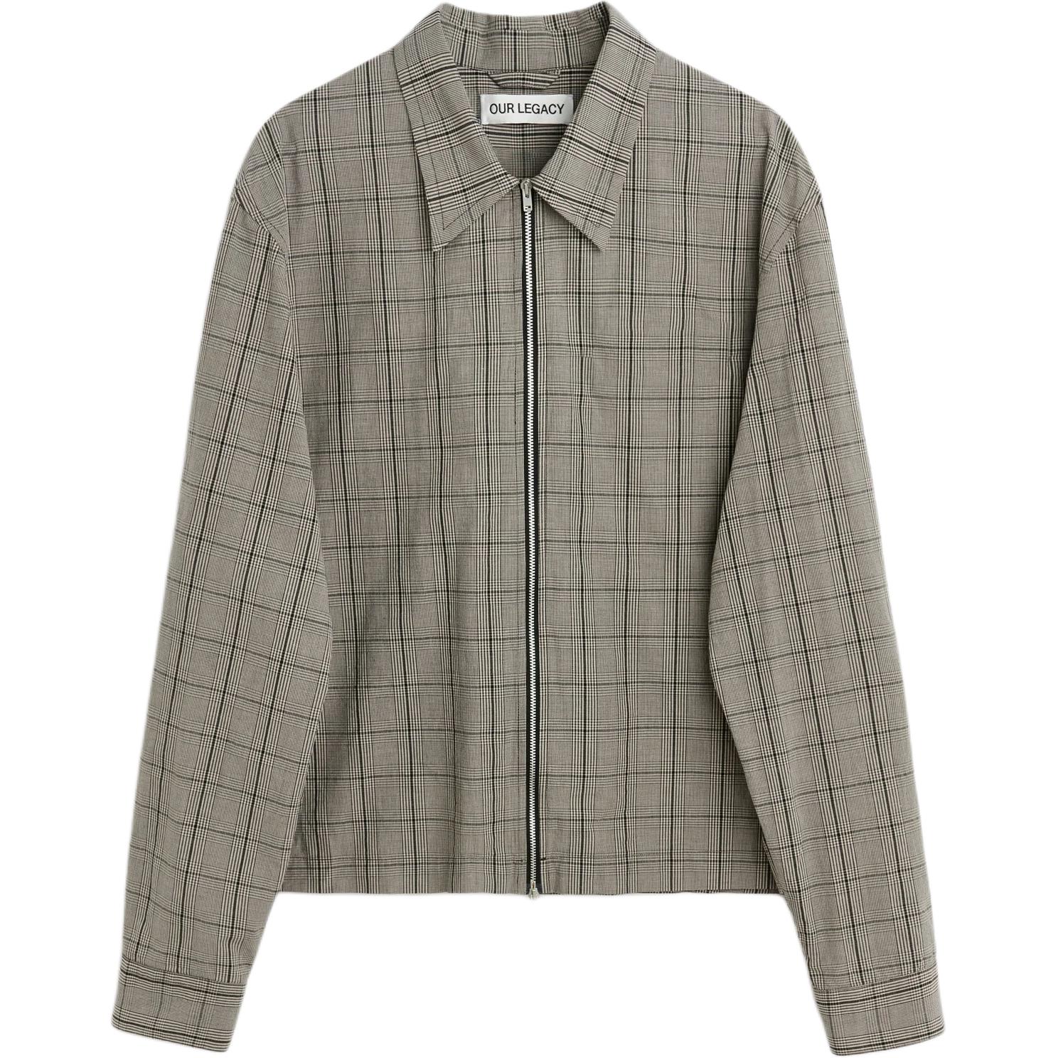 

Застегивающаяся на молнию рубашка-куртка OUR LEGACY, серый