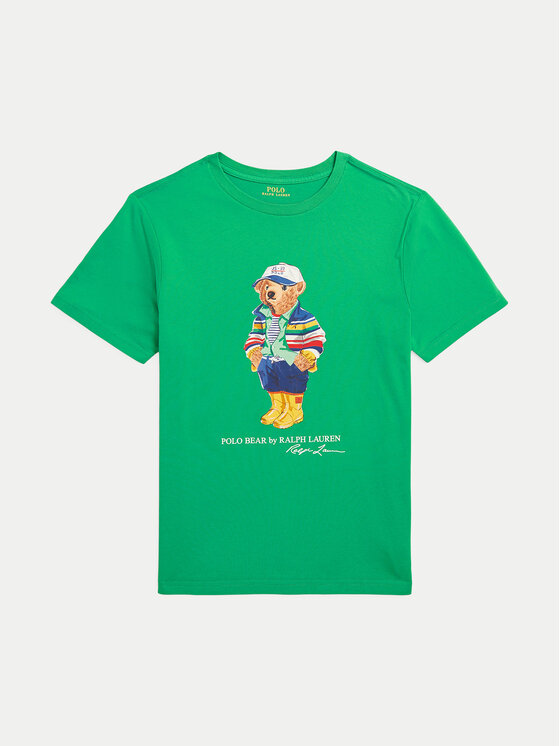 

Футболка обычного кроя 323853828042 Polo Ralph Lauren, зеленый