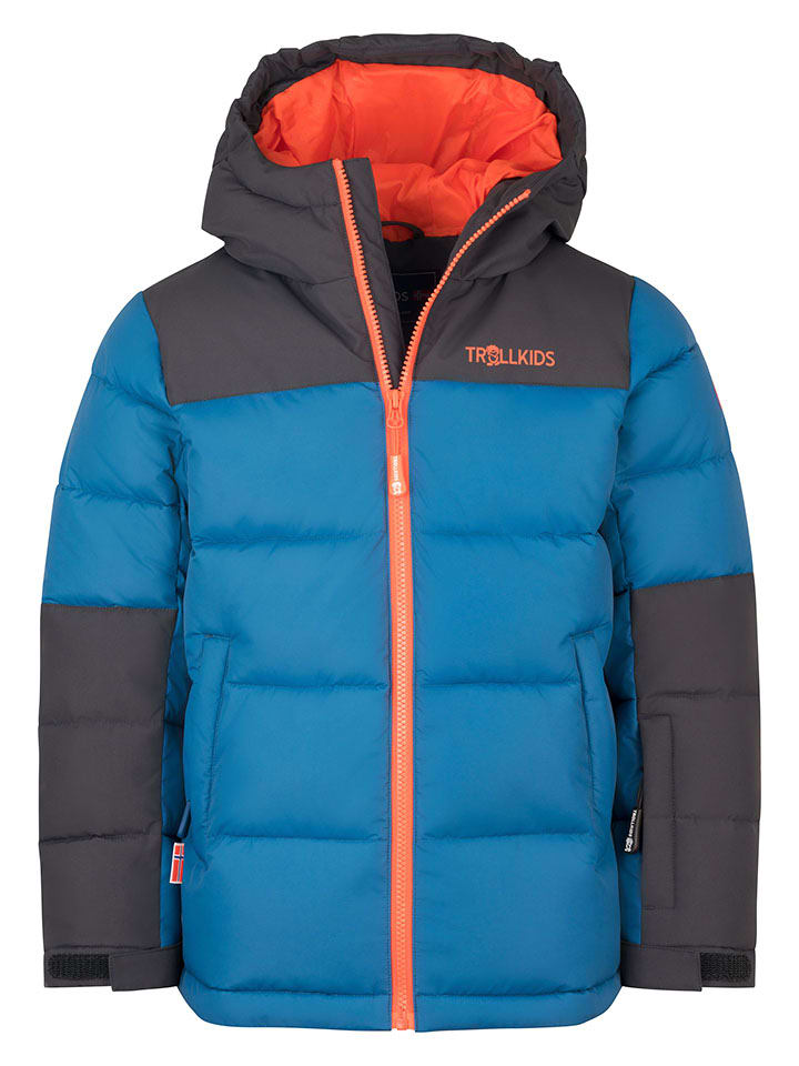 

Зимняя куртка "Нарвик" синего цвета. Trollkids