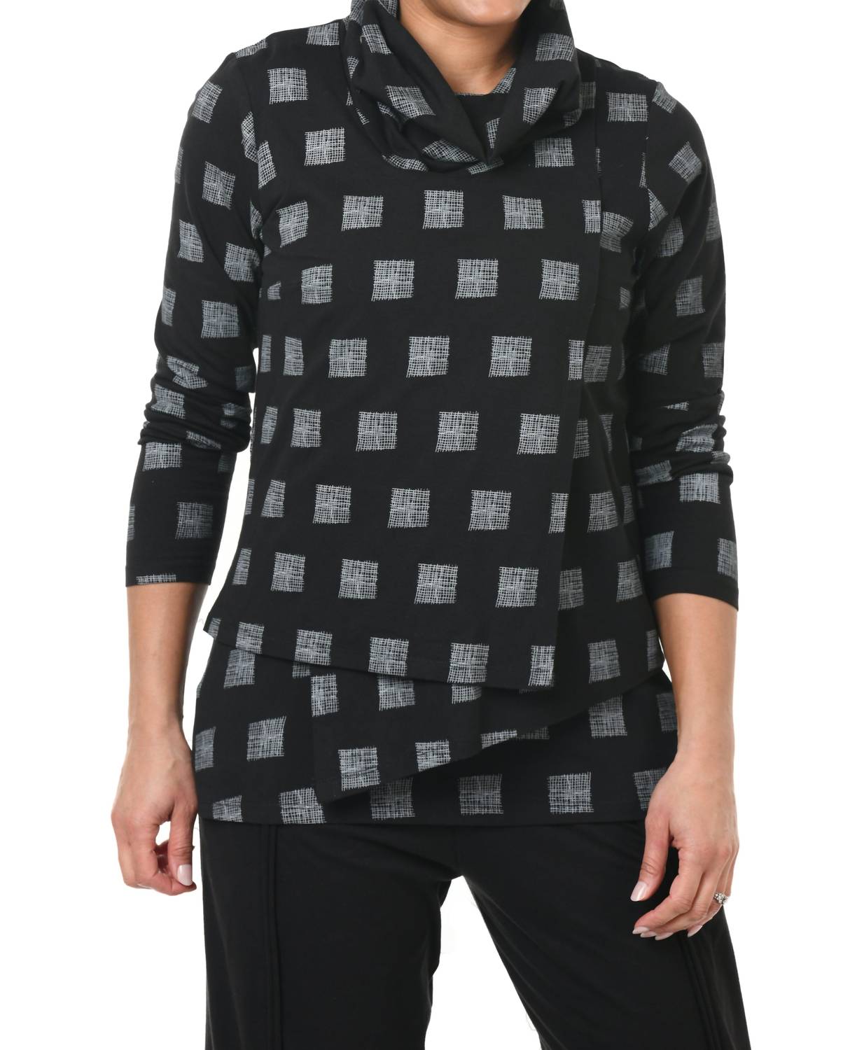 

Бристол топ в черно-сером мини чехле Tulip Clothing