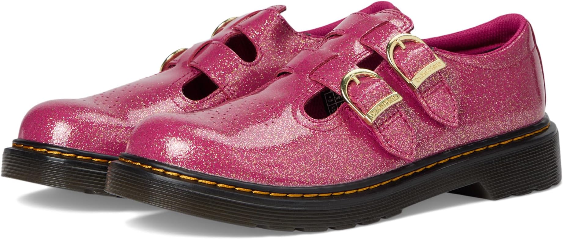 

Сандалии Dr. Martens Kid's Collection 8065 Y, цвет Fuchsia/Silver/Gold Glitter