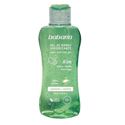 

Дезинфицирующий гель для рук Babaria Aloe 70% спирт 100 мл