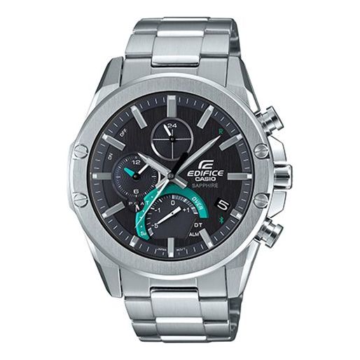 

Часы CASIO EDIFICE Waterproof Sapphire Crystal Sports Limited Edition Solar Powered Mens Blue Analog, синий