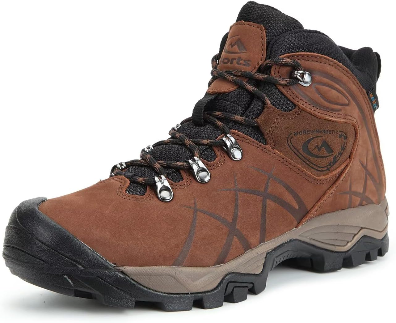 

Мужские водонепроницаемые походные ботинки Clorts Premium Mid, Идеальны для походов, треккинга и пеших прогулок на свежем воздухе, коричневый