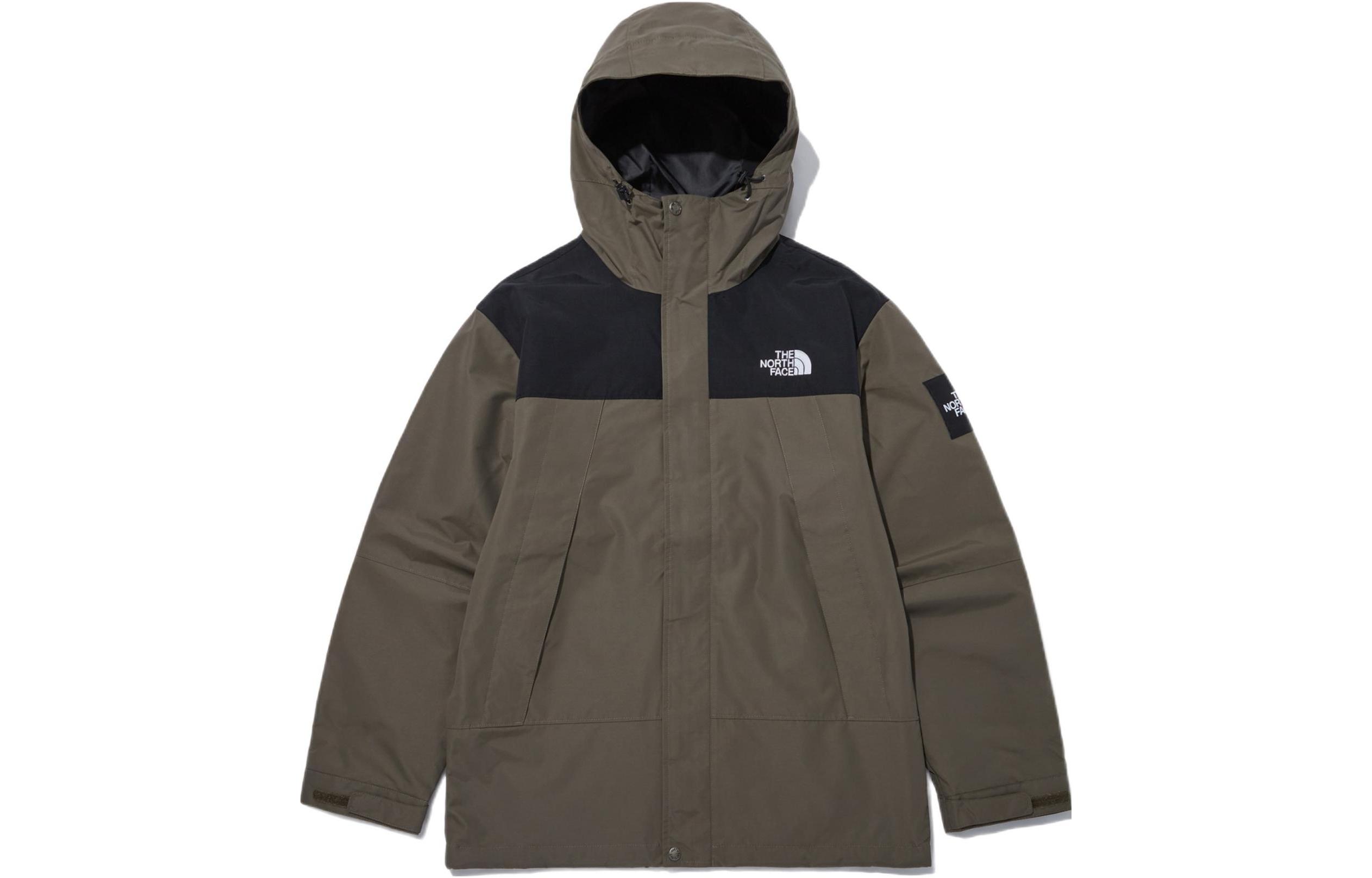 

THE NORTH FACE Куртка мужская серо-коричневая, Коричневый, THE NORTH FACE Куртка мужская серо-коричневая