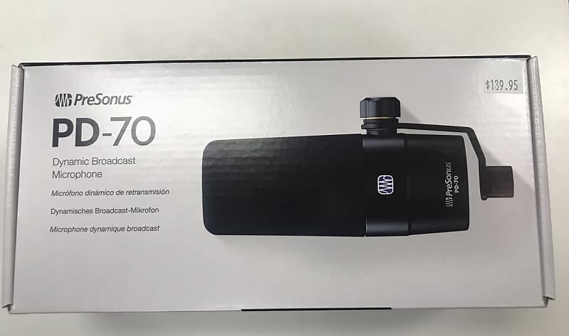 

Динамический микрофон PreSonus PD-70 Cardioid Broadcast Dynamic Microphone