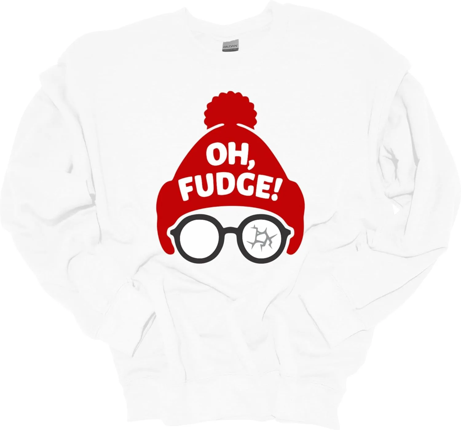 

Футболка Unisex Christmas Oh Fudge Ralphie Broken Glasses Christmas Story Trenz Shirt Company