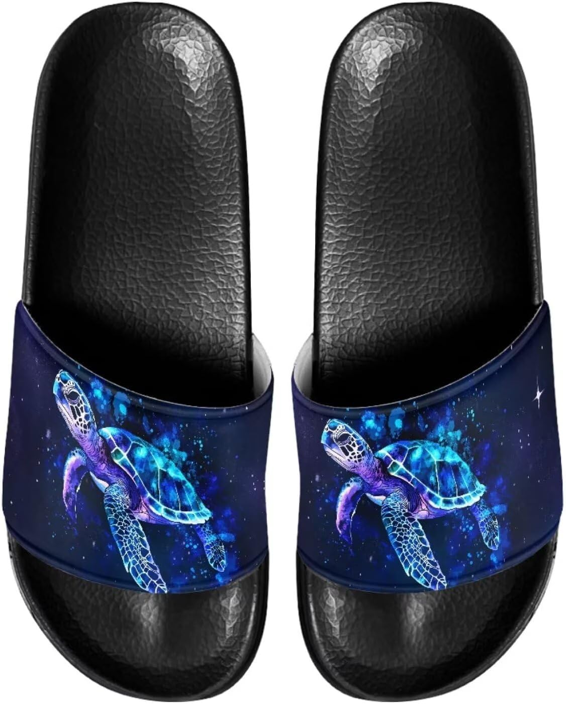 

Сандалии-шлепанцы для мужчин и женщин, с открытым носком, удобные пляжные шлепанцы на плоской подошве Judentidos, синий