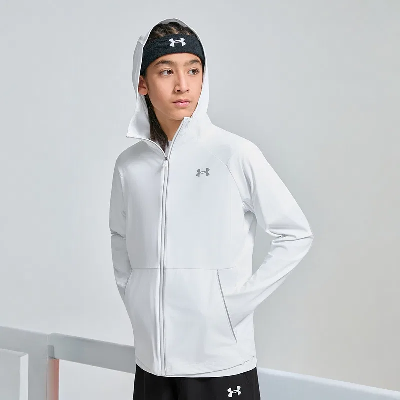 Ветровка для подростков Under Armour белая — фото 4