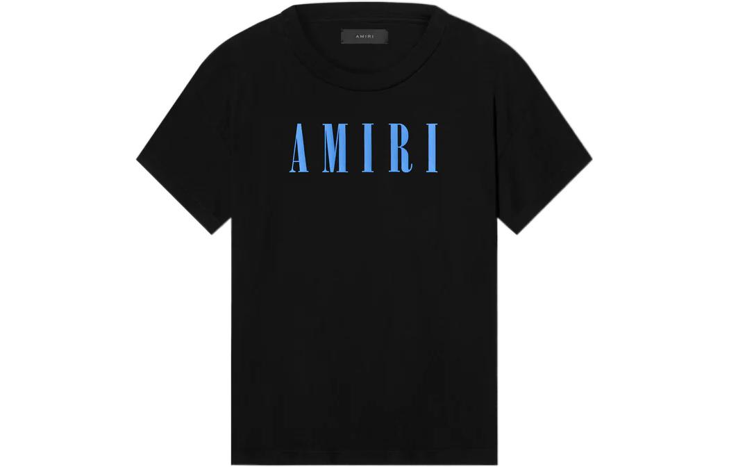 

Футболка AMIRI с логотипом на груди черная