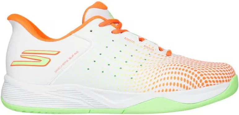 Кроссовки для пиклбола Skechers Viper Court Reload Hands Free Slip-ins, белый/оранжевый — фото 2