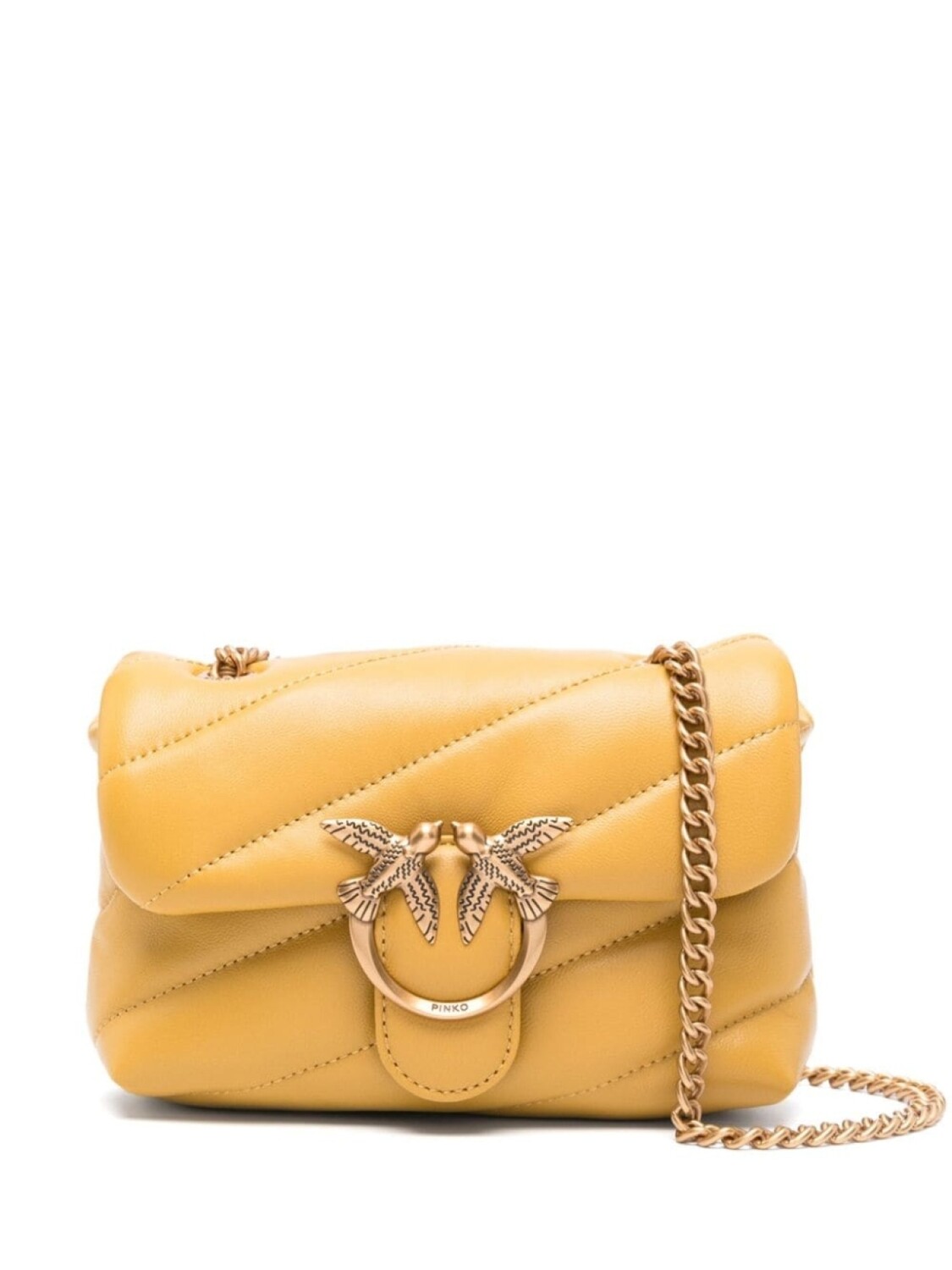

PINKO сумка через плечо Love Puff, желтый