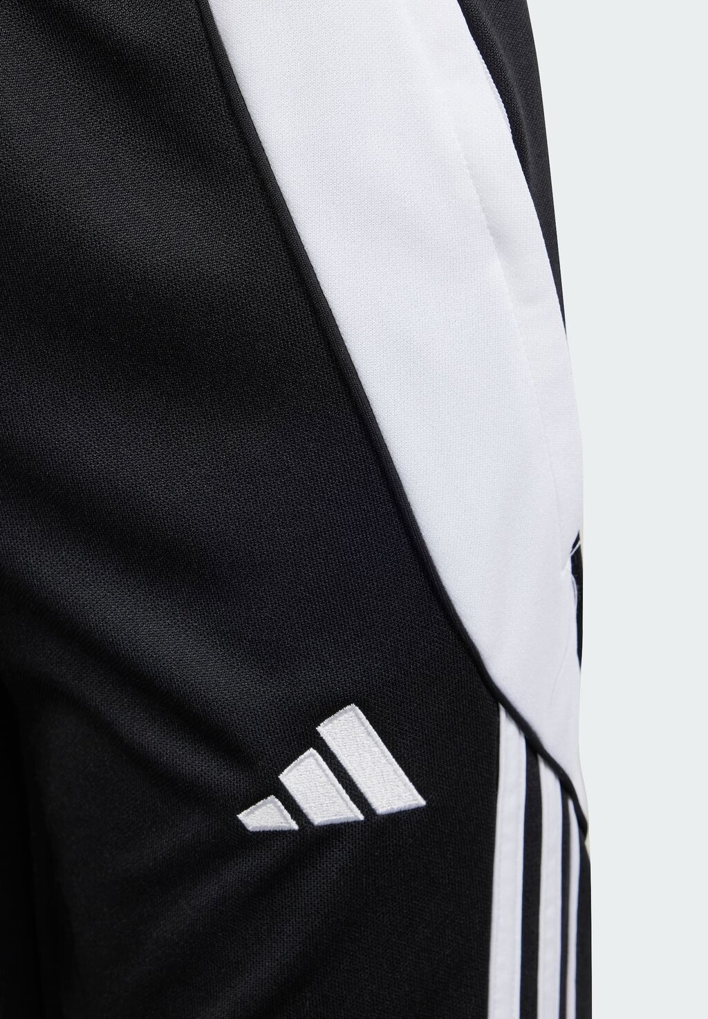 Брюки спортивные Slim Training Adidas, цвет black white — фото 4