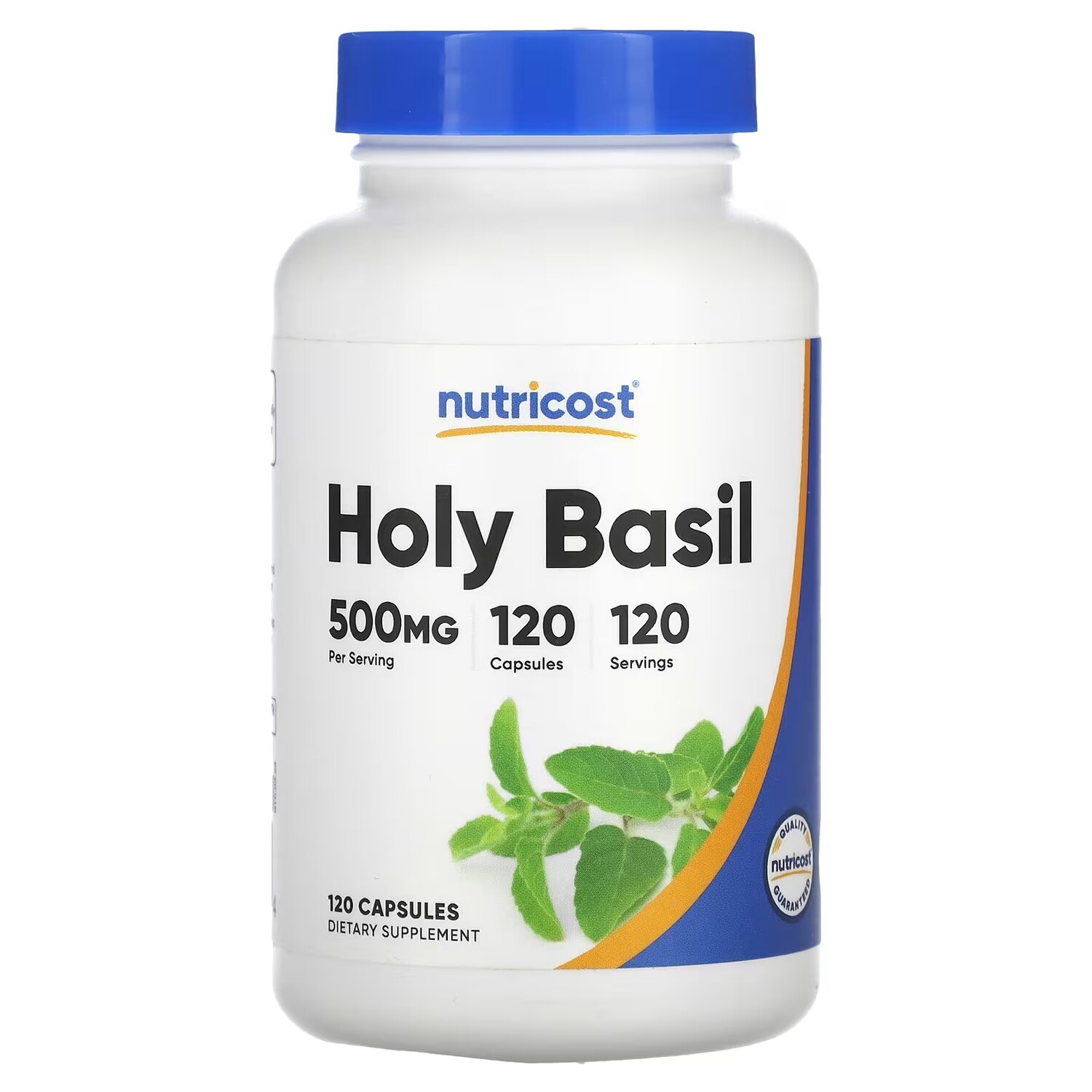 

Тулси Nutricost Holy Basil 500 мг, 120 капсул