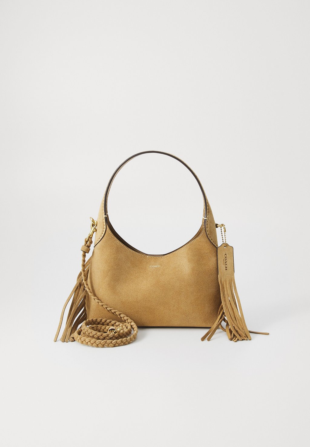 

Сумка BROOKLYN SHOULDER BAG 23 WITH FRINGE DETAILING COACH, песочный, Бежевый, Сумка BROOKLYN SHOULDER BAG 23 WITH FRINGE DETAILING COACH, песочный
