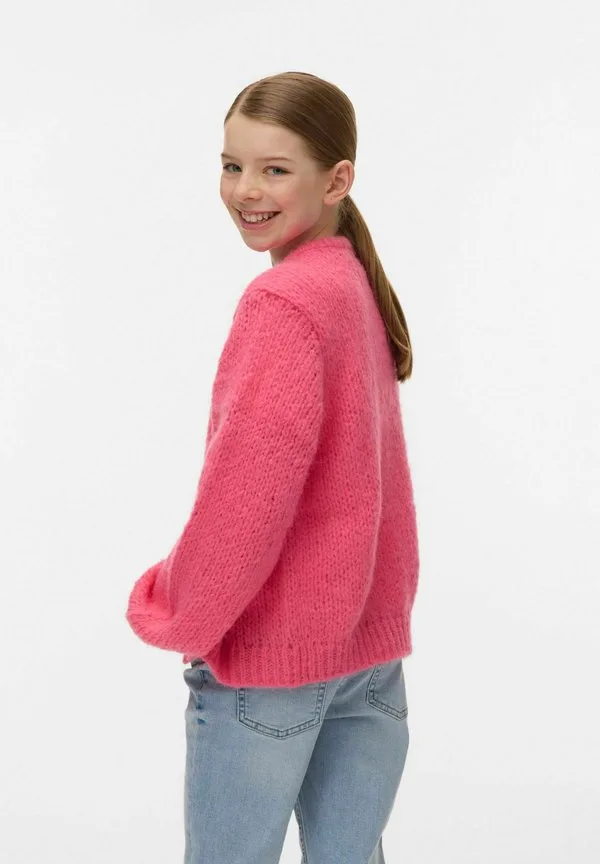 Кардиган strickjacke vmwilo strickjacke Vero Moda Girl, Hot Pink — фото 3