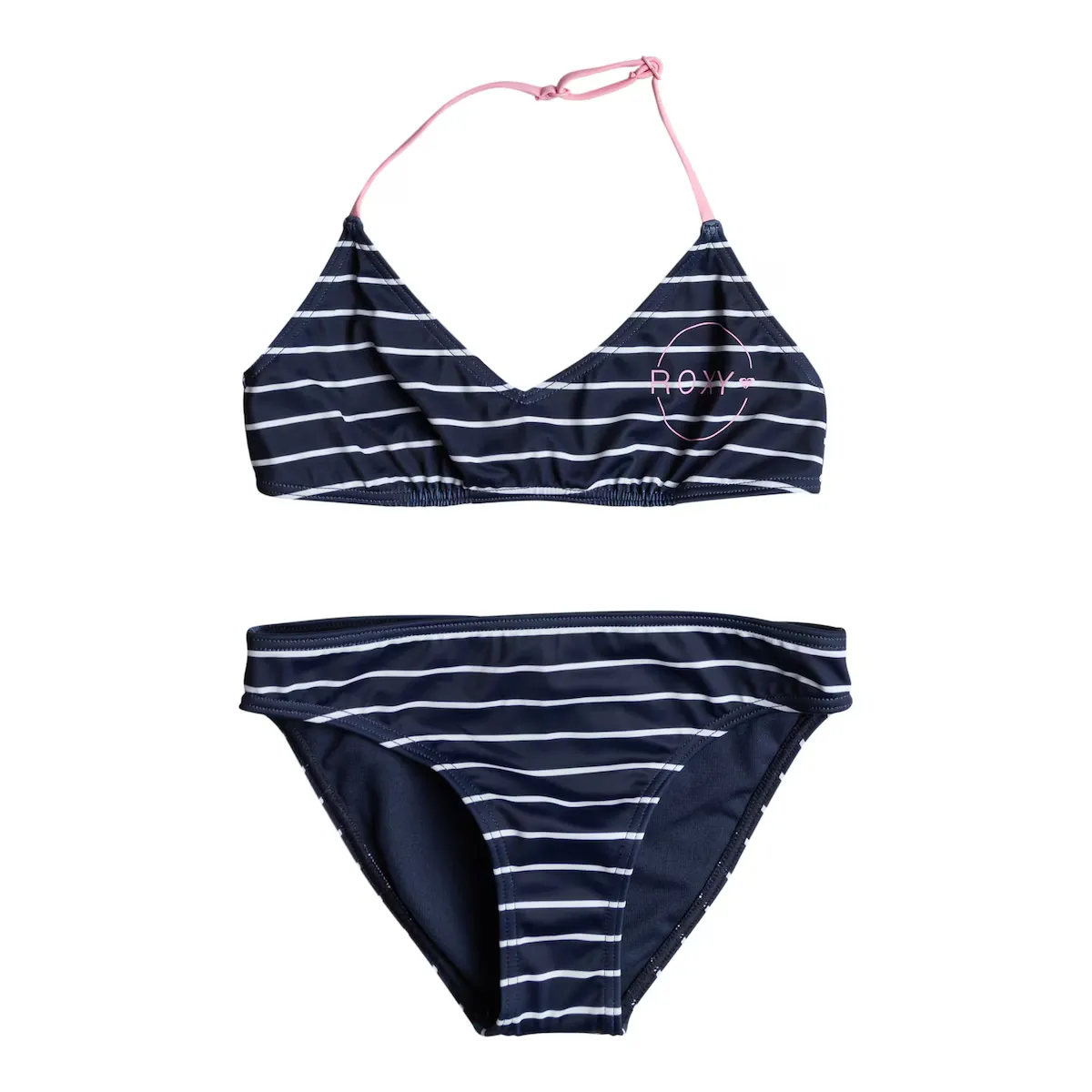

Bico Basic Stripe Roxy детское бикини, тёмно-синий