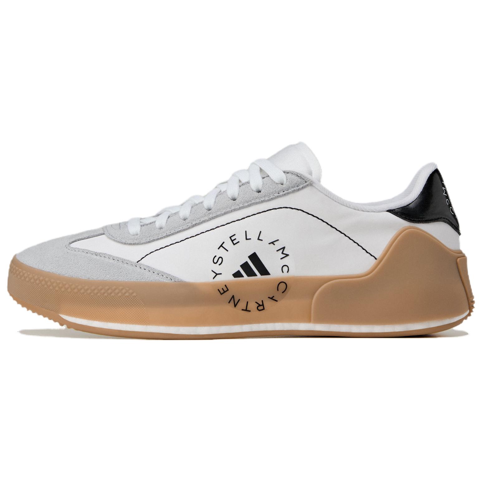 

Футболка Court Boost от Stella McCartney Adidas для женщин, белое облако, древесный уголь, черный